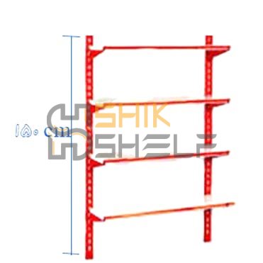 ست قفسه دیواری فروشگاهی طرح جدید (هایپری) به ارتفاع 1/50 متر